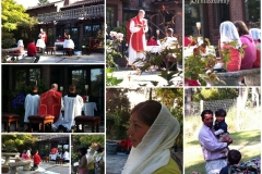 Pentecost Sunday Mass at a pilgrim's home in Pebble Beach