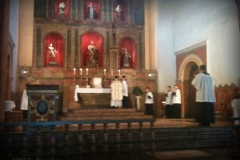 Mass at Mission San Juan Batista